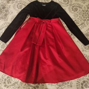 Emily West Black and Red Formal Kids Dress